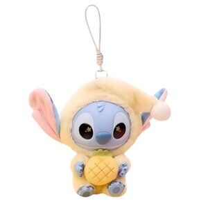 NWOT MINISO x Disney: Stitch "Eat Something Before Sleep" Series Plush Keychain